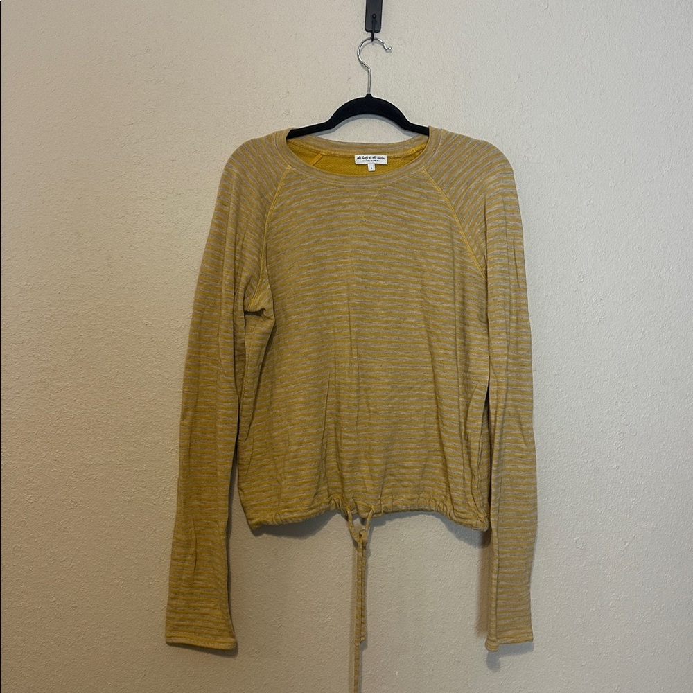 The Lady &‎ The Sailor Striped Tie Bottom Top Size 3 Large
